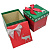 Коробка подарочная куб  11,5х11,5х11,5см Олень OMG 720300-277