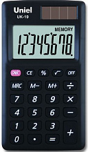Калькулятор карманный  8 разрядов UNIEL UK-19 