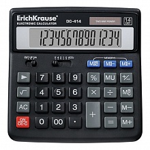 Калькулятор настольный 14 разрядов черный DC-414 Classic Erich Krause, 40414