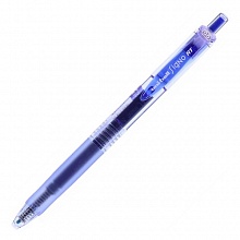 Ручка гелевая автоматическая 0,5мм синий стержень UNI Signo RT, UMN-105