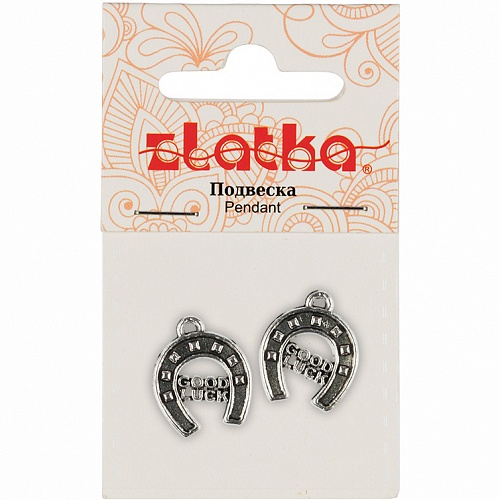 Подвеска Подкова Zlatka античное серебро (цена за 1 шт) MFP-42 Подвеска Подкова Zlatka античное серебро (цена за 1 шт) MFP-42