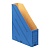 Лоток вертикальный картонный  75мм синий Бланкиздат, ASR7135