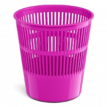 Корзина для бумаг  9л пластиковая сетчатая розовая Neon Solid Erich Krause, 55924