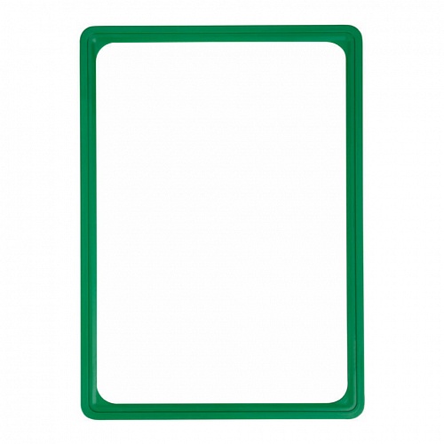 Рамка пластиковая А4 зеленая с закругленными углами PF-A4 EPG 102004-07