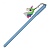 Ручка гелевая 0,5мм синий стержень с брелоком Радужный единорог Проф-Пресс TM Profit, РШ-7652