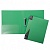 Папка на 2 кольца А4 пластик 40мм внутренний карман зеленая Hatber Standart 24АВ4_00107