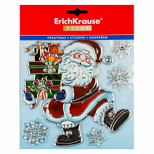 Наклейки Дед Мороз с подарками Erich Krause Decor, 49605