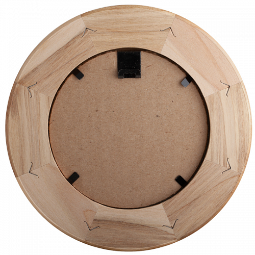Фоторамка  деревянная круглая Сосна 10см натуральный Светосила, 5-16289