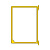 Демо-панель пластиковый А4 вертикальный, желтый EPG, 152011-04, INFOFRAME