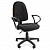Кресло офисное Chairman 205 черное тканевое покрытие, спинка черная C-3