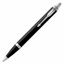 Ручка шариковая автоматическая 1мм синий стержень PARKER IM Essential K319 Matte Blak CT M, 2143632