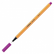 Ручка капиллярная 0,4мм сиреневые чернила STABILO POINT 88, 88/58