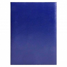 Папка адресная Без тиснения А4 бумвинил с бумажной подушкой синяя ляссе Имидж ПБ4000-203л