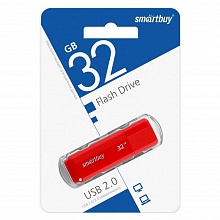 Флеш-диск  32ГБ Smartbuy Dock Red SB32GBDK-R
