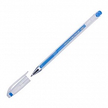 Ручка гелевая 0,7мм голубой стержень CROWN, HJR-500H