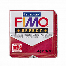 Пластика запекаемая  57г рубин Staedtler Fimo Effect, 8020-28