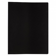 Папка с боковым прижимом А4 черная эффект песка Expert Complete Classic EC256151