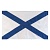Флаг Андреевский  90х135см (флажная сетка)
