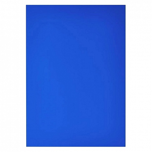 Обложка для переплета пластик А3 180мкм синяя/прозрачная, 4402