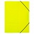 Папка с резинкой пластик А4 желтая Expert Complete Prisma Neon, EC210400009