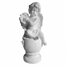 Фигура гипсовая Ангел с арфой 14х14х34см Мастерская Экорше 80-803