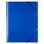 Папка с резинкой пластик А5 синяя эффект песка Expert Complete Classic Lite, EC23444512
