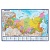 Карта России Политико-административная интерактивная 134х198см масштаб 1:4,5М Globen КН094