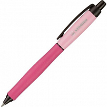 Ручка гелевая автоматическая 0,35мм синий стержень розовый корпус STABILO Palette XF, 268/3-41-3