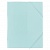 Папка с резинкой пластик А4 бирюзовая диагональ Expert Complete Trend Pastel, EC234419