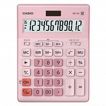 Калькулятор настольный 12 разрядов CASIO розовый GR-12C-PK-W-EP