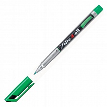 Маркер - ручка 0,7мм зеленая по любой поверхности STABILO Write-4-All 156/36