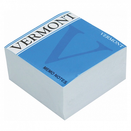 Блок для записи  9х9х4,5см белый Vermont Крис ВК-4