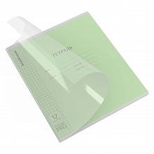 Тетрадь  12л клетка с пластиковой обложкой зеленая Классика CoverPrо Erich Krause, 62178