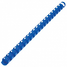 Пружина для переплета пластик d=14мм синяя 125л, 2085