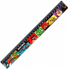 Линейка пластиковая 30см CENTRUM Angry birds 84497