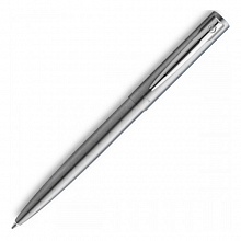 Ручка шариковая автоматическая 1мм синий стержень Waterman Allure Chrome Stainless Steel S0174996	