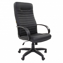 Кресло офисное Chairman 480 LT экокожа черная, спинка черная