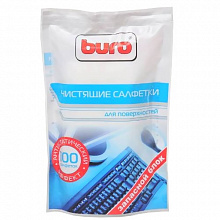 Салфетки чистящие Запасные для поверхностей 100 штук BURO BU-Zsurface