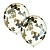 Шарики воздушные М12 30см c конфетти сердца золото/серебро 2шт (цена за упаковку) 6054052