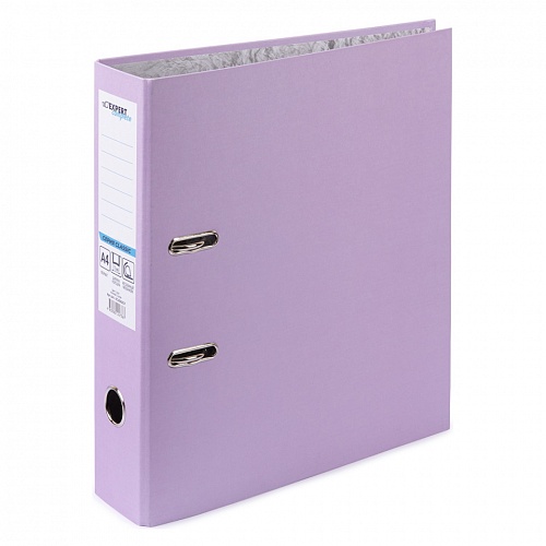 Регистратор  7,5см лиловый несъемный механизм Expert Complete Classic Lite Pastel, EC1026217