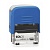 Штамп стандартный Оплачено, дата корпус синий 38х14мм Colop Printer C20