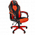 Кресло геймерское Chairman Game 17 экокожа красная + ткань черная, TW-11