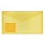 Папка-конверт с кнопкой 232х132мм прозрачная желтая Expert Complete Classic travel 220575