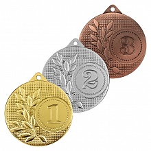 Комплект медалей 1,2,3 место 50мм Вилга Флориан 3607-050-000