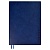 Ежедневник недатированный А4 160л синий кожзам Флоттер Феникс Escalada, 63931