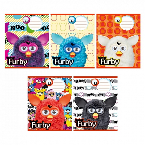 Тетрадь  12л линия Furby Академия FB2/5