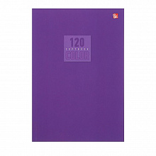 Тетрадь 120л клетка Стиль и цвет Фиолетовый Канц-Эксмо, Т51205170