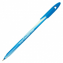 Ручка шариковая 0,6мм синий стержень синий корпус FlexOffice Candee FO-027BB