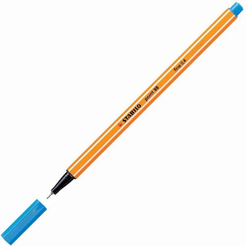 Ручка капиллярная 0,4мм ультрамарин STABILO POINT 88, 88/32