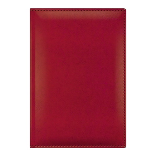 Ежедневник датированный 2022г А5 176л красный Sarif Classic Hatber, 176ЕдД5_00415